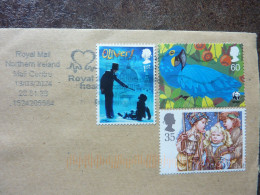 2024  3 Stamps Used On A Letter - Gebruikt