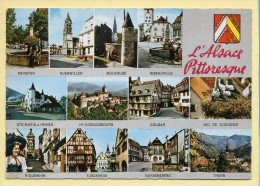 Région Alsace : L'Alsace Pittoresque / Multivues / Blason / CPSM (voir Scan Recto/verso) - Alsace