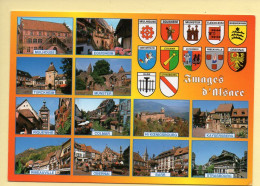 Région Alsace : Images D'Alsace / Multivues / Blason (voir Scan Recto/verso) - Alsace