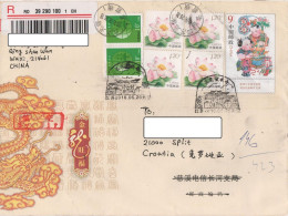 China, Stationery And Special Cancel, Registered - Brieven En Documenten