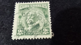 CUBA- I--1910-30  2  C.    DAMGALI - Gebruikt