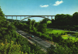 WUPPERTAL, NORTH RINE-WESTPHALIA, BRIDGE, CARS, GERMANY, POSTCARD - Wuppertal