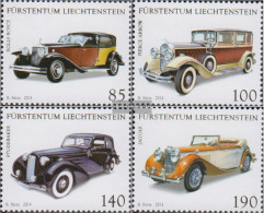 Liechtenstein 1726-1729 (complete Issue) Unmounted Mint / Never Hinged 2014 Cars - Ungebraucht