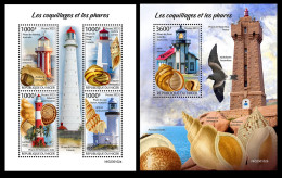 Niger  2023 Shells And Lighthouses. (102) OFFICIAL ISSUE - Conchiglie