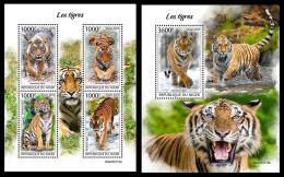 Niger  2023 Tigers. (113) OFFICIAL ISSUE - Felinos