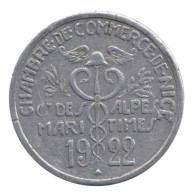 NICE - 01.03 - Monnaie De Nécessité - 5 Centimes 1922 - Monétaires / De Nécessité