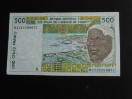 Cinq Mille 500 Francs 2002 K - SENEGAL - Banque Centrale Des états De L'Afrique De L'ouest  **** EN ACHAT IMMEDIAT **** - Sénégal