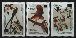 Ghana 1989 - Mi-Nr. 1350-1352 ** - MNH - Vögel / Birds - Ghana (1957-...)
