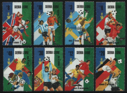 Sierra Leone 1989 - Mi-Nr. 1154-1161 ** - MNH - Fußball / Soccer - Sierra Leone (1961-...)