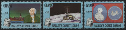 Ghana 1987 - Mi-Nr. 1156-1158 ** - MNH - Raumfahrt / Space - Halley - Ghana (1957-...)