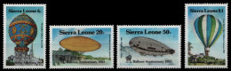 Sierra Leone 1983 - Mi-Nr. 723-726 ** - MNH - Luftfahrt - Sierra Leona (1961-...)