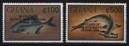 Ghana 1993 - Mi-Nr. 1851-1852 ** - MNH - Rotary - Ghana (1957-...)