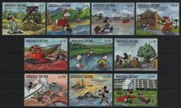 Sierra Leone 1990 - Mi-Nr. 1406-1415 ** - MNH - Walt Disney - Sierra Leone (1961-...)