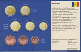 Andorra AND1- 3 2018 Stgl./unzirkuliert Stgl./unzirkuliert 2018 Kursmünzen 1, 2 And 5 Cent - Andorre