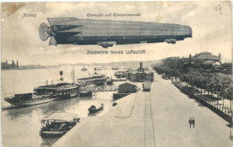 Mainz - Zeppelins Neues Luftschiff - Mainz