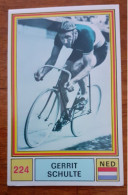 Chromo Panini Gerrit Schulte 224 Sprint 71 - Cyclisme