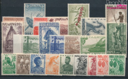 Papua-Neuguinea 1-23 (kompl.Ausg.) Postfrisch 1952 Ansichten (10347974 - Papua-Neuguinea