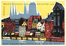 Danzig - Marienkirche Und Krantor - Danzig