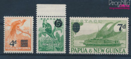 Papua-Neuguinea 24-26 (kompl.Ausg.) Postfrisch 1957 Aufdruckausgabe (10355548 - Papua-Neuguinea