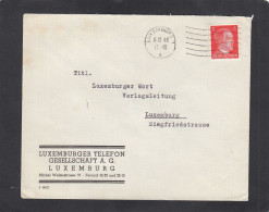 LUXEMBURGER TELEFON GESELLSCHAFT A.G., LUXEMBURG. - 1940-1944 Ocupación Alemana