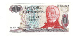 *argentina 1 Peso 1983-85 Km 311 - Argentinië
