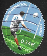 TIMBRE N° 4067   -  RUGBY TANSFORMATION -  OBLITERE  -  2007 - Usados