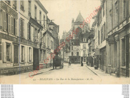 60.  BEAUVAIS .  La Rue De La Manufacture . - Beauvais