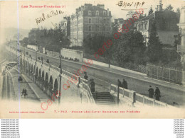 64. PAU .  Avenue Léon Say Et Boulevard Des Pyrénées .  CPA LABOUCHE FRERES TOULOUSE . - Pau