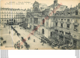 49.  ANGERS .  Place Du Ralliment .  Théatre Et Grand Hôtel . - Angers