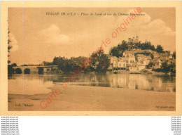 49.  ERIGNE .  Place Du Louet Et Vue Du Château Bessonneau . - Other & Unclassified