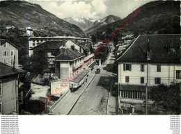 73.  BRIDES LES BAINS .  La Rue Centrale Et La Vanoise . - Brides Les Bains