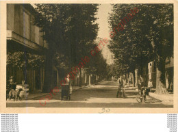 30.  ANDUZE .  Boulevard De La République . - Anduze