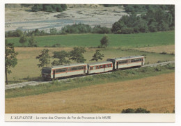 L'ALPAZUR  - TRAIN TOURISTIQUE DES CHEMINS DE FER DE PROVENCE (GENEVE - LYON - GRENOBLE -ET NICE ) - Trains