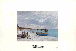 Art - Peinture - Claude Monet - Plage De Sainte Adresse - CPM - Voir Scans Recto-Verso - Paintings