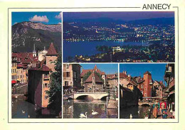 74 - Annecy - Multivues - Flamme Postale - CPM - Voir Scans Recto-Verso - Annecy