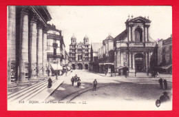 F-21-Dijon-38P45 La Place Saint Etienne, Animation, Cpa BE - Dijon