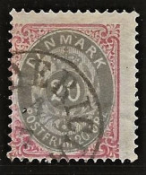 Danemark Y&T 26A Décentrage - Used Stamps