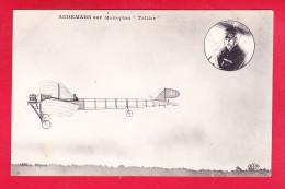 Aviation-304A35  AUDEMARS Sur Monoplan TELLIER, En Médaillon Petite Image De L'aviateur, Cpa BE - ....-1914: Precursores