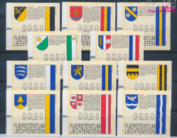 Liechtenstein ATM1-ATM11 (kompl.Ausg.) Postfrisch 1995 Gemeindewappen Automatenmarken (10373748 - Ungebraucht