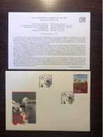 SLOVAKIA FDC COVER 2015 YEAR BLOOD HEMATOLOGY BONE MARROW  HEALTH MEDICINE STAMPS - FDC