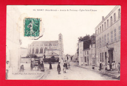 F-79-Niort-48P210  Avenue De Fontenay, L'église Saint Etienne, Animation, Cpa  - Niort