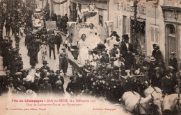 C P A -  10 -  BAR SUR SEINE  -  Fête Du Champagne 1921 Char De Loche Sur Ource - Bar-sur-Seine