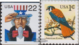 U.S. 3213,3240 (complete Issue) Unmounted Mint / Never Hinged 1999 Uncle Sam, Buntfalke - Unused Stamps