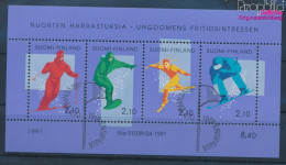 Finnland Block8 (kompl.Ausg.) Gestempelt 1991 Jugendhobbys - Alpinskifahren (10343784 - Used Stamps