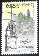 TIMBRE N° 4196  -  EVREUX -   OBLITERE  -  2008 - Oblitérés