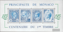 Monaco Block31 (complete Issue) Unmounted Mint / Never Hinged 1985 100 Years Stamps - Bloques