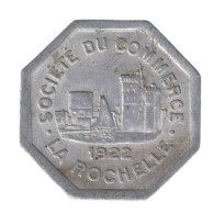 ROCHELLE (LA) - 01.06 - Monnaie De Nécessité - 25 Centimes 1922 - Monetari / Di Necessità