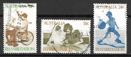 AUSTRALIE   -  1972.   Handicapés / Réhabilitation .   Série Complète - Used Stamps