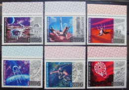 Russia  1972   Space 6 V  MNH - Unused Stamps
