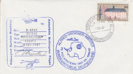 Germany 1987 Antarctic Flight From Polarstern To Bouvet 01.01.1987 (GS153) - Vuelos Polares